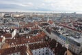 View of winter Vienna from the tower of St. StephenÃ¢â¬â¢s Cathedral.